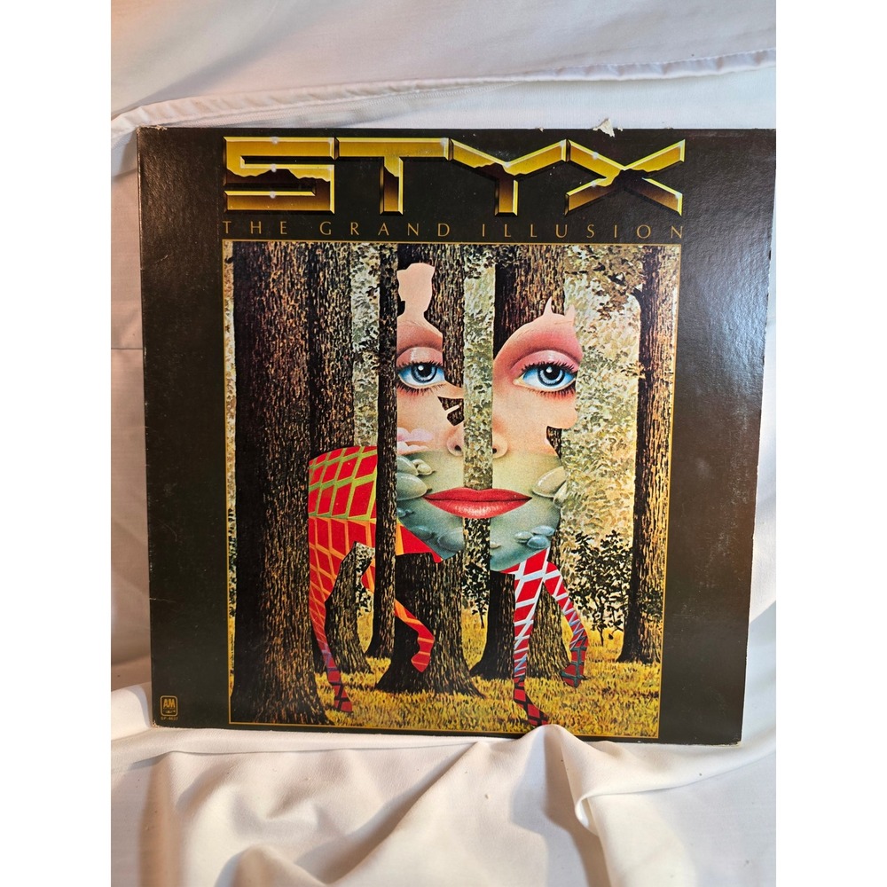 Styx The Grand Illusion Vinyl LP 1977 A&M Records SP-4637 Progressive Rock